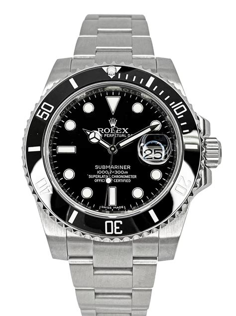 rolex submariner black ceramic bezel.